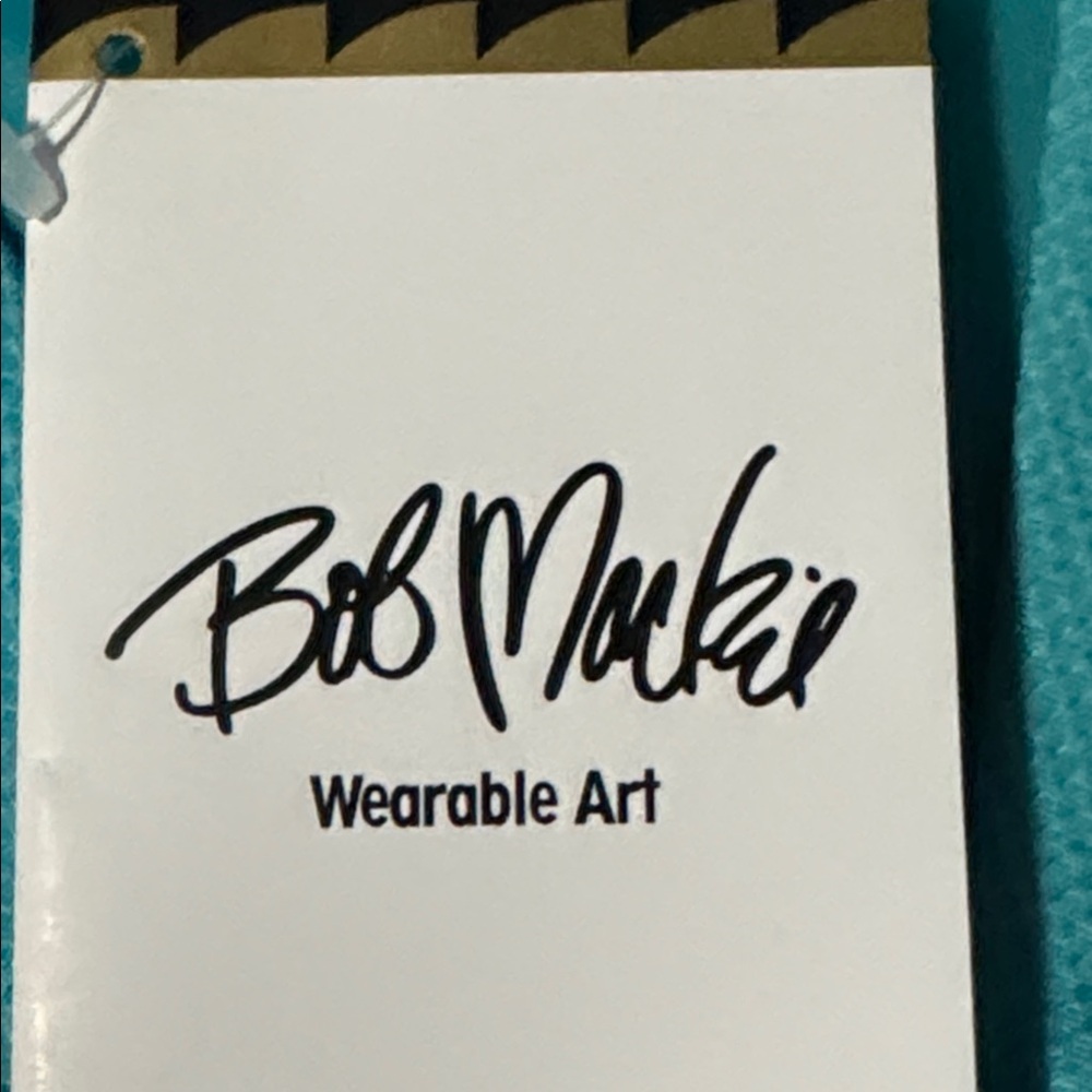 NWT Bob Mackie wearable art 2 piece pants suit. Size L - Picture 8 of 12